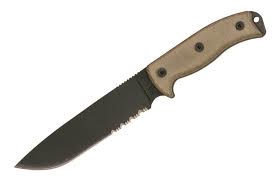Serrated Ontario Rat-7 Knife